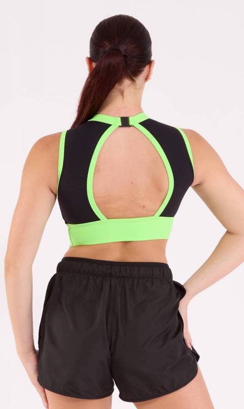 Black + Neon Green
