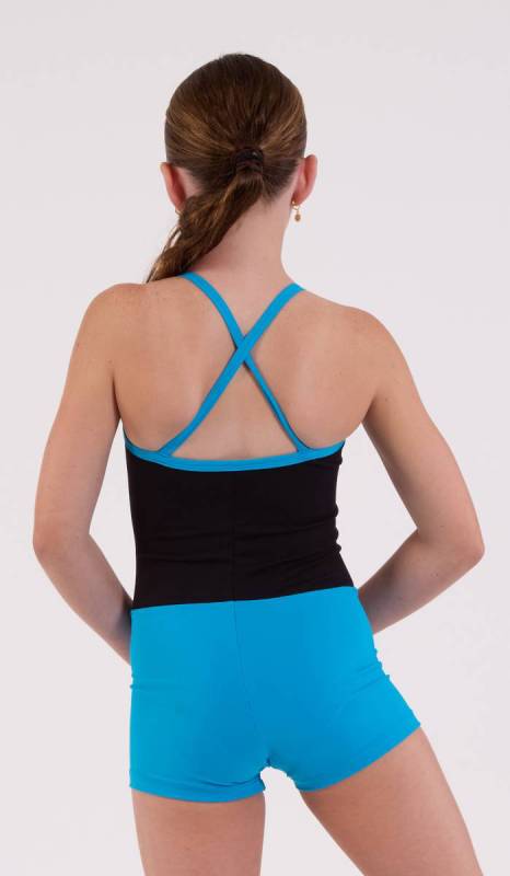 Black + Electric Blue