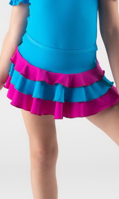 TRIPLE FRILL SKIRT  Dance Studio Uniform