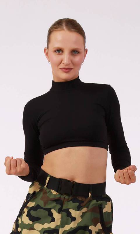 EMPOWER LONG SLEEVE CROP  Dance Costume