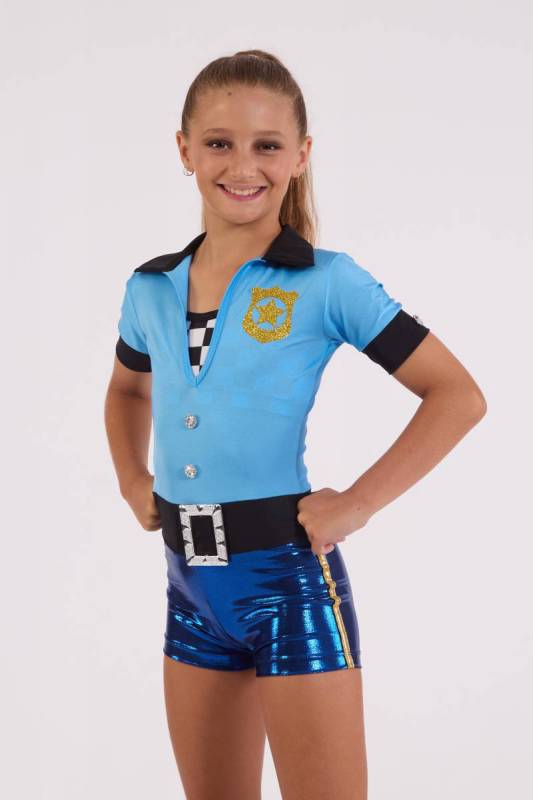 Blue + Black + Check + Metallic Trims