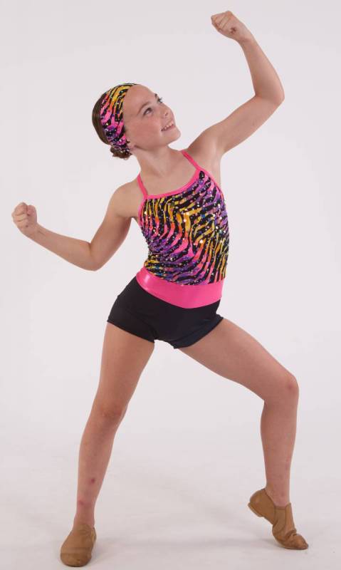 AFRICA SHORTARD - Tribal + Headband Dance Costume