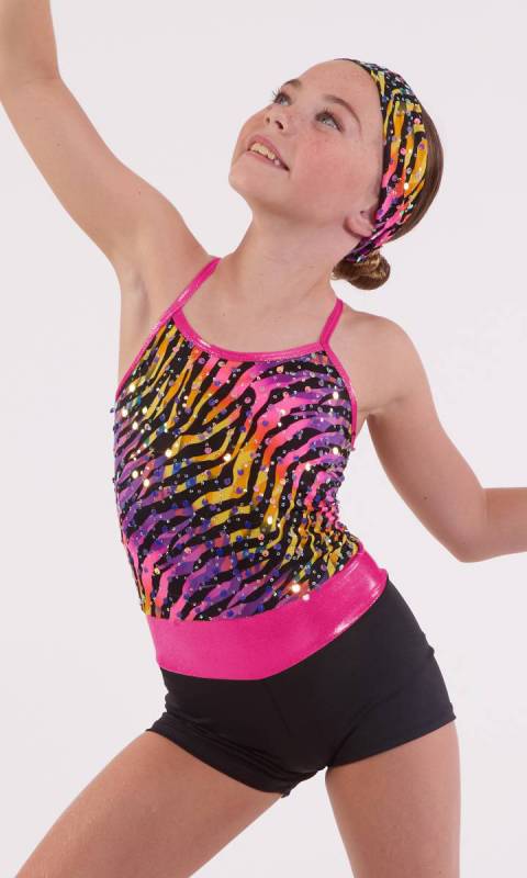 AFRICA SHORTARD - Tribal + Headband Dance Costume