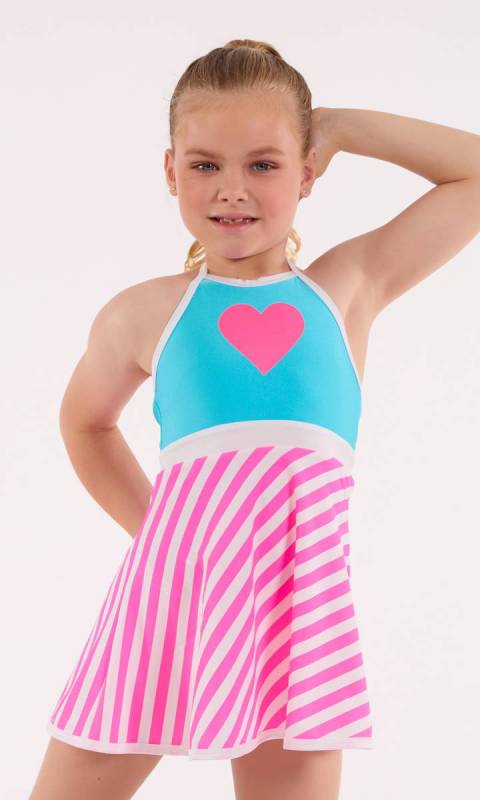 HEART BEAT & Stripes Dance Costume