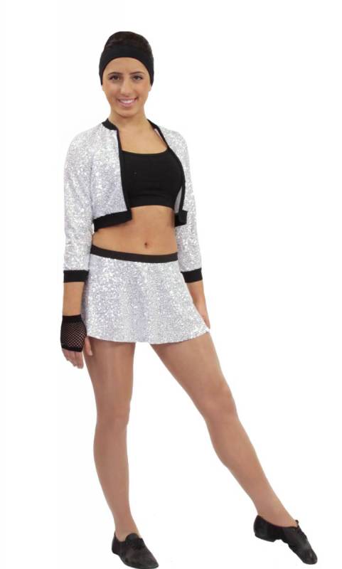 MADONNA - sequin crop jacket Dance Costume