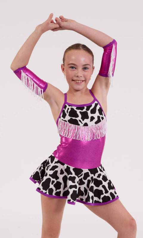 TOY STORY with fringe armbands and scrunch Dance Costume