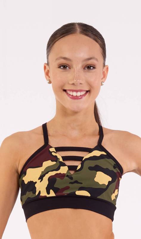 THREE STRIPE CROP  Dance Costume
