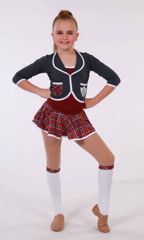 Burgundy, Tartan and Grey