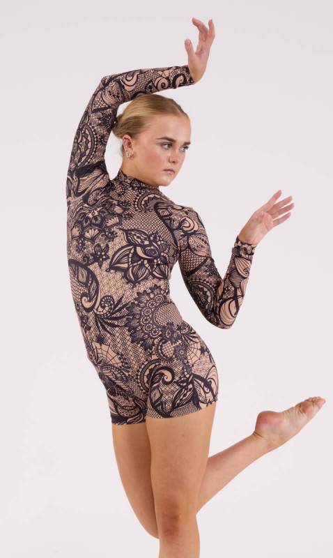 LONG SLEEVE ACROTARD Dance Costume
