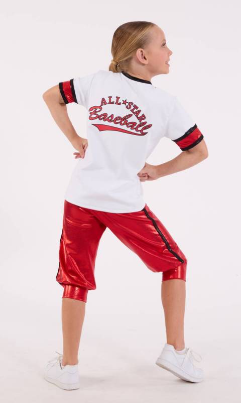 White and Red with two prints 