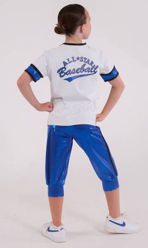 White and Blue with two prints