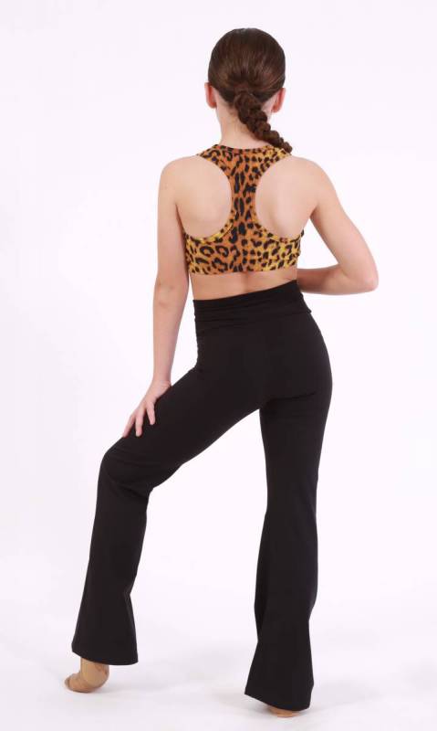 JAZZ PANTS - HIGH WAIST  - Black 