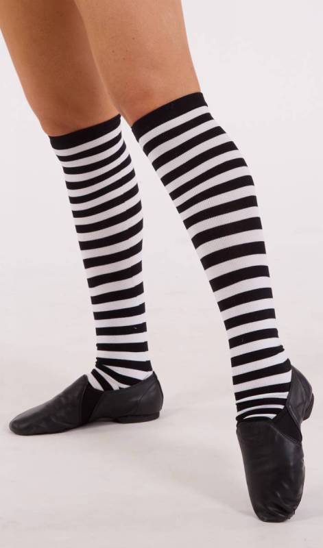 Striped Socks - Black And White