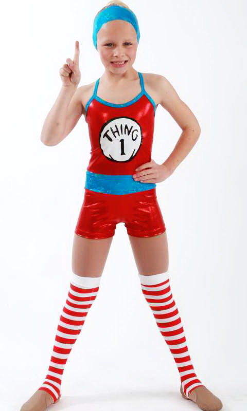Thing 1 and 2 Dance Costume