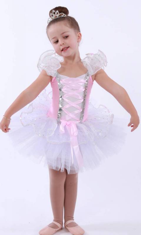 DREAM CATCHER  - White tulle Pink Lycra and sequin organza 