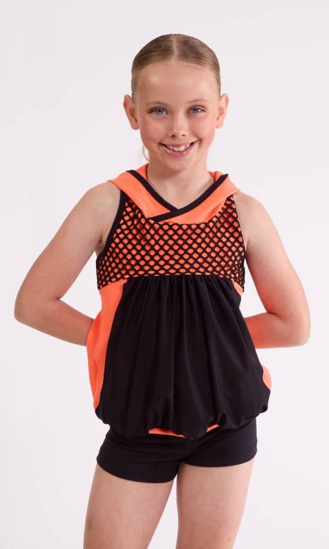 SCREAM - top and shorts Dance Costume
