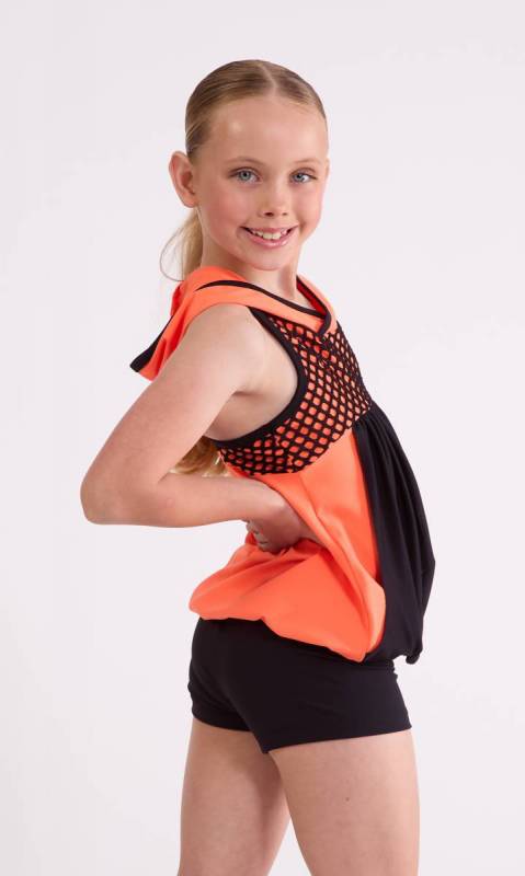 Neon Orange and Black 