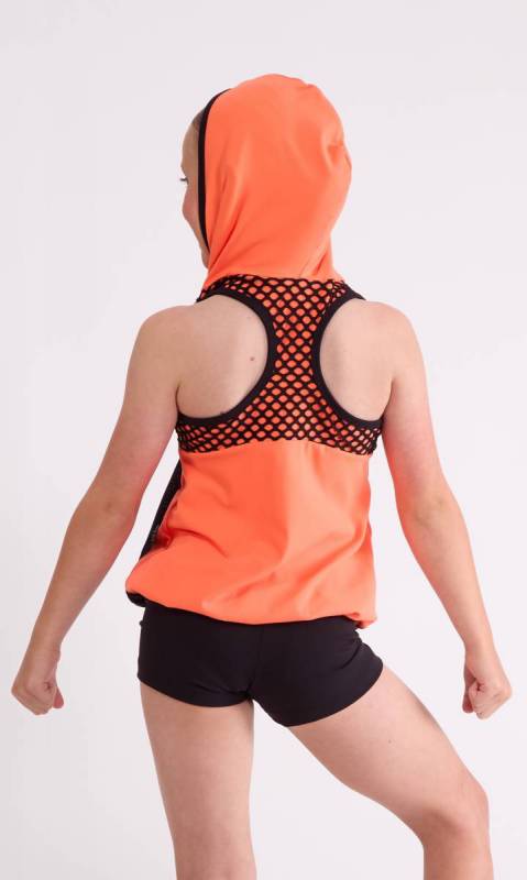 Neon Orange and Black 