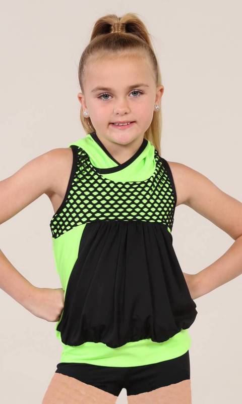 SCREAM - top and shorts Dance Costume