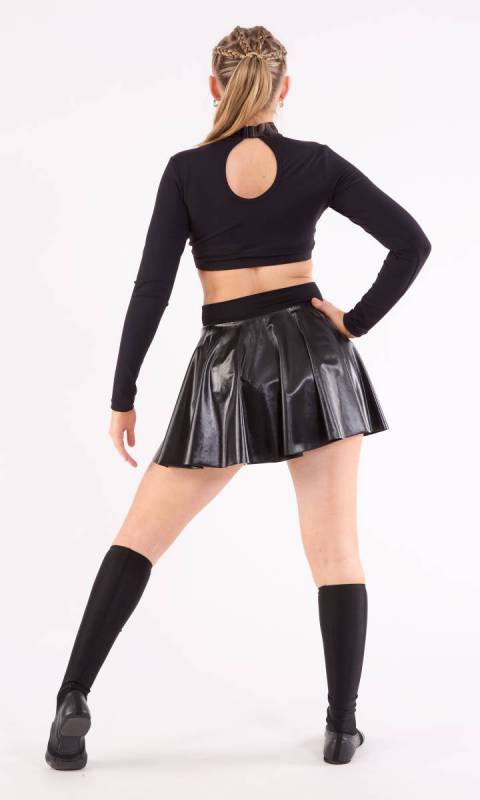 BLACK VINYL AND LYCRA