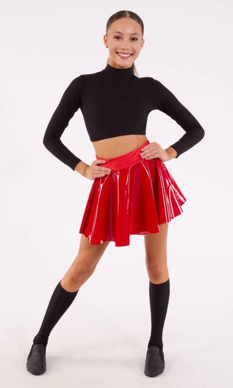 VINYL CIRCLE SKIRT Dance Costume