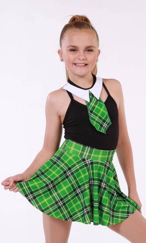 SCHOOL SKIRT COLLAR AND TIE  Dance Costume