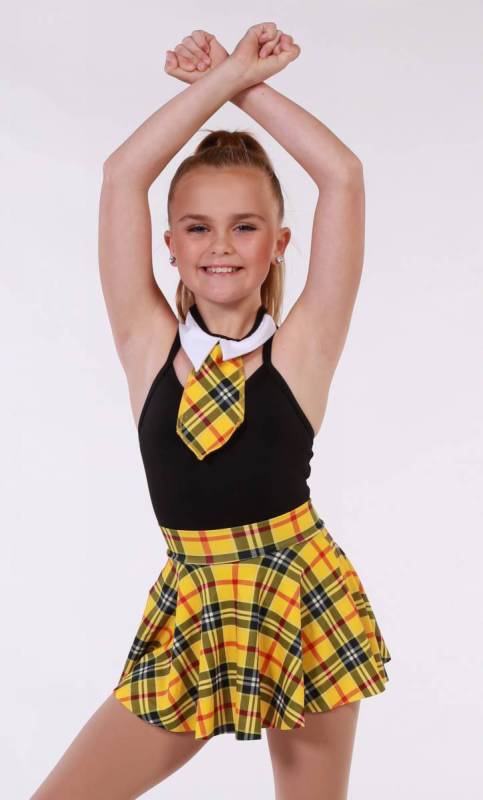 SCHOOL SKIRT COLLAR AND TIE  Dance Costume