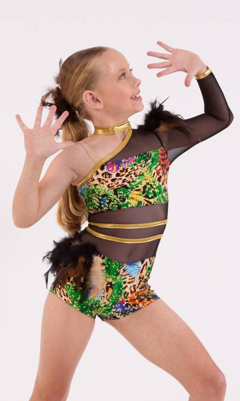 TROPICAL JUNGLE - Tribal + Hair Accessory Dance Costume