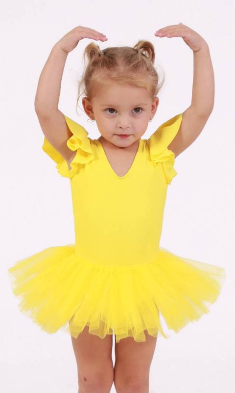 LA BABY TUTU - Yellow Matte Nylon + Thai soft tulle