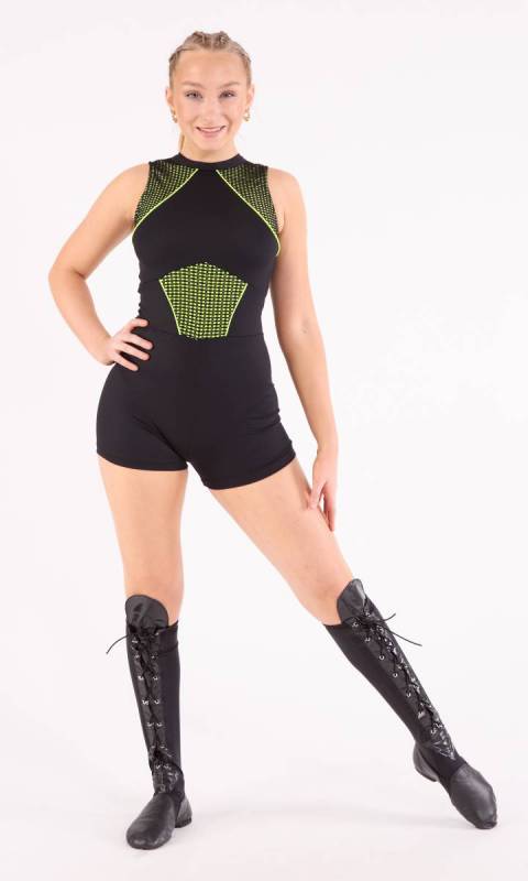 Black + Neon Yellow