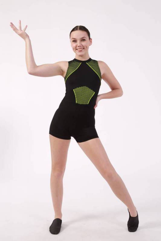 Black Supplex + Neon Yellow