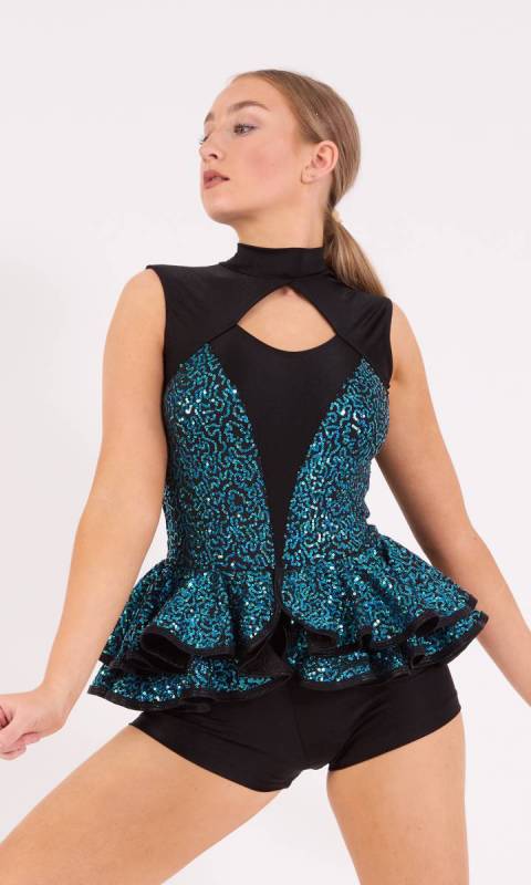 Black and Aqua