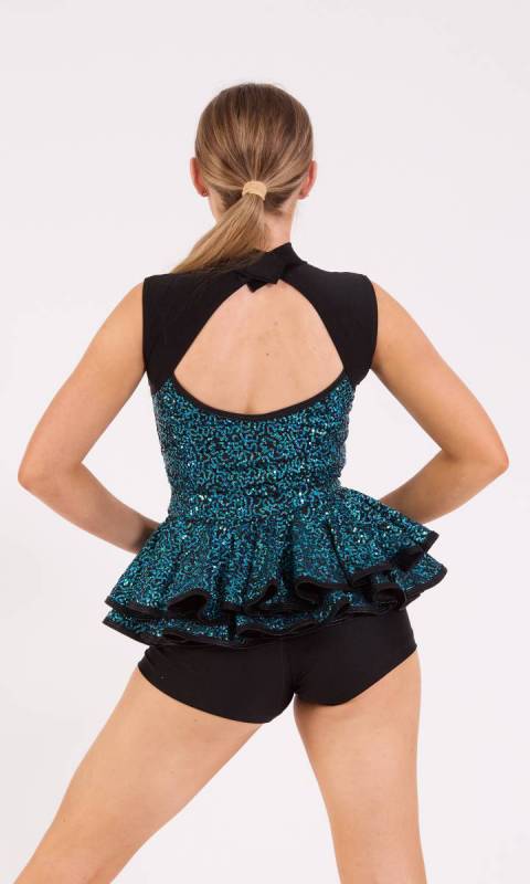 Black and Aqua