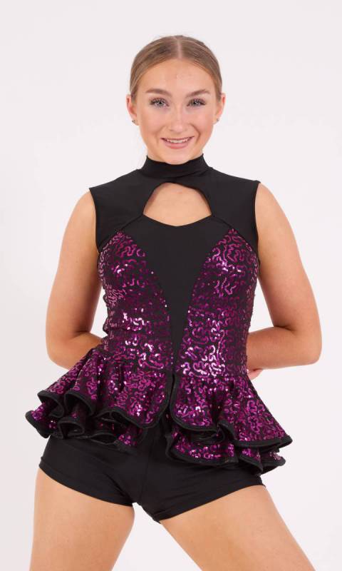Black and Fuschia