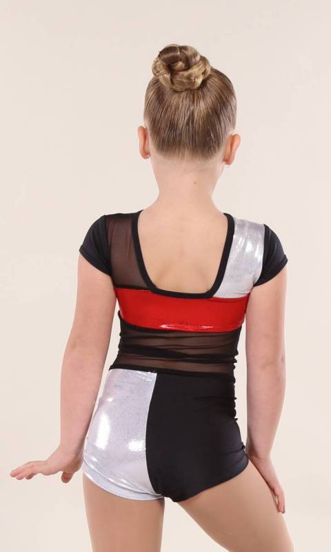 FLASHBACK shortard  - Silver, Red and Black