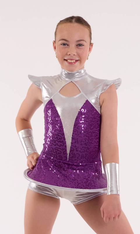 PURPLE + SILVER