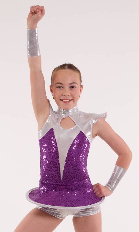 PURPLE + SILVER
