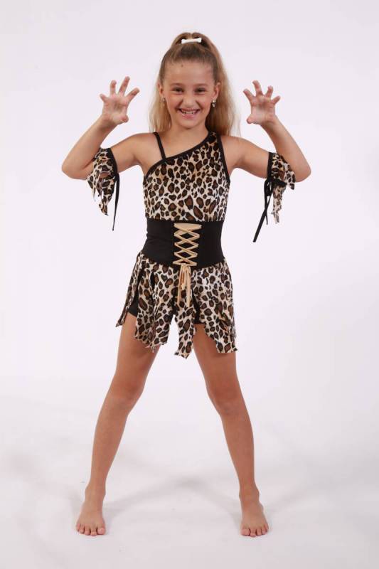 STONEAGE - Tribal + Hair clip and armbands Dance Costume