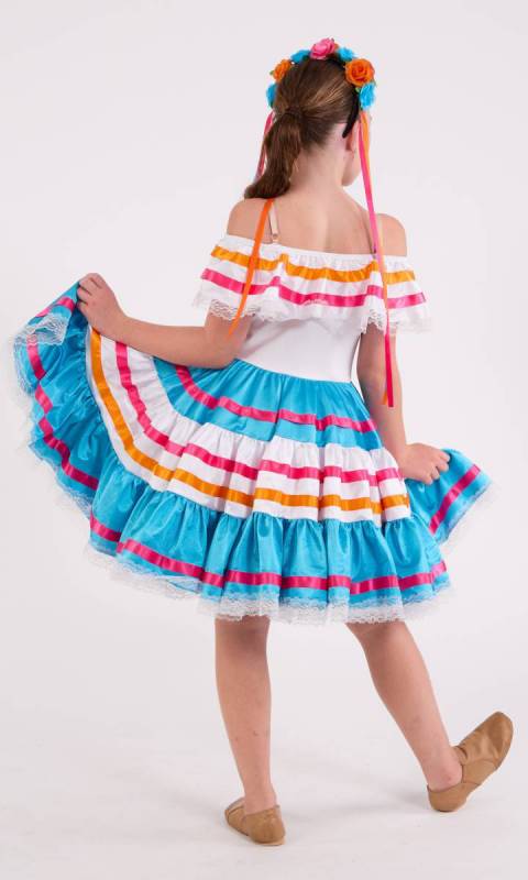 White, Blue, Pink + Orange