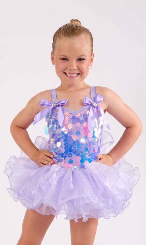 POWDER PUFF WITH HAIR BOW Dance Costume