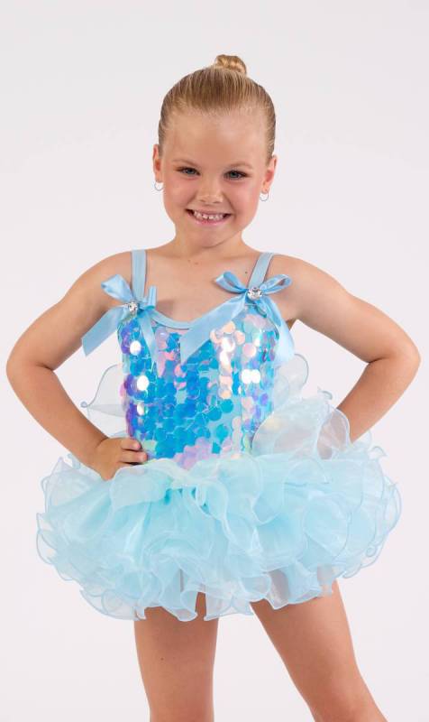 POWDER PUFF WITH HAIR BOW Dance Costume