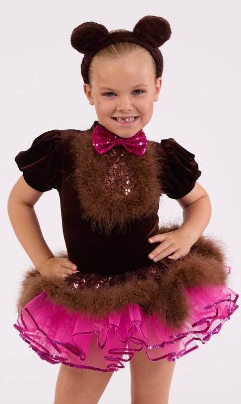 Dark Brown and Pink 