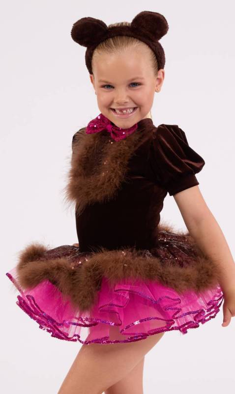 Dark Brown and Pink 
