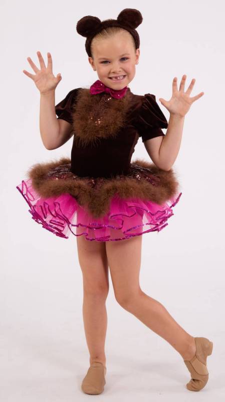 Dark Brown and Pink 
