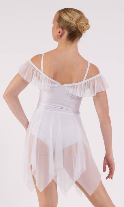 WHISPERS - lyrical dress - White