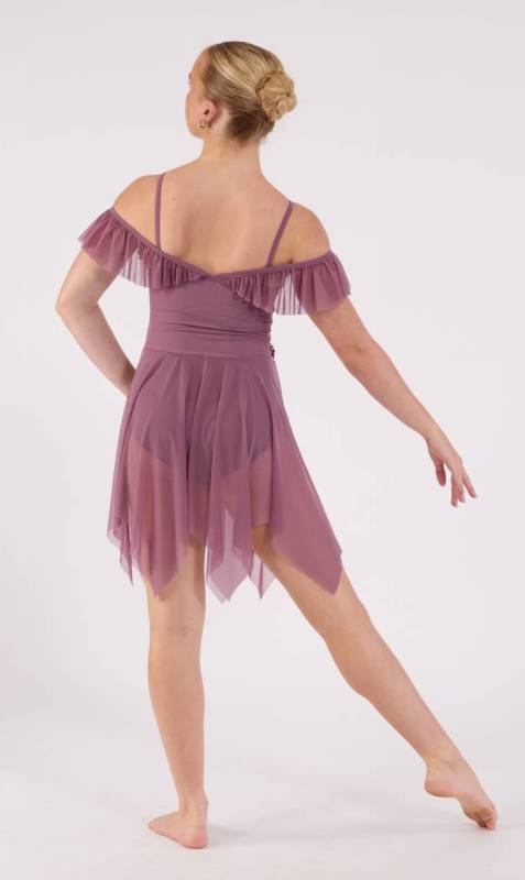 WHISPERS - lyrical dress - Dusty Mauve