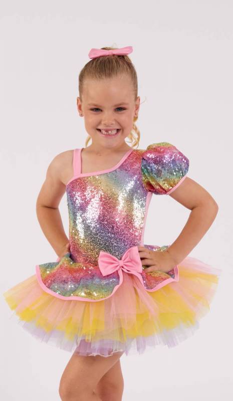 ROXIE RAINBOW -+ Hair Bow Dance Costume