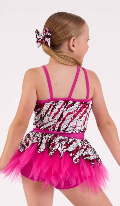 LOVECATS - tribal  - Fuchsia and White 