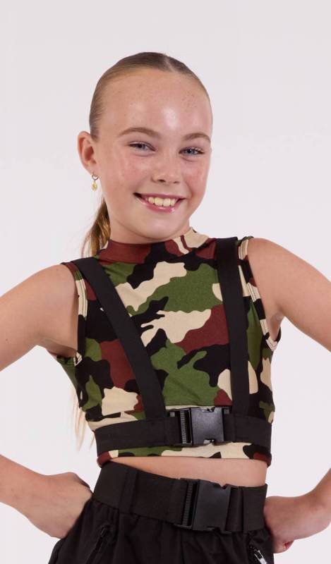 OFFBEAT CREW TOP - Prints  Dance Costume
