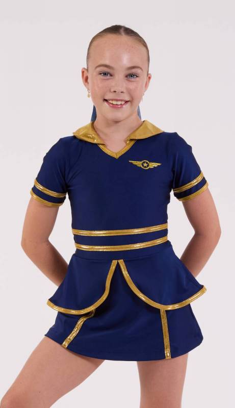 BOARDING PASS + Hair Tie  Dance Costume